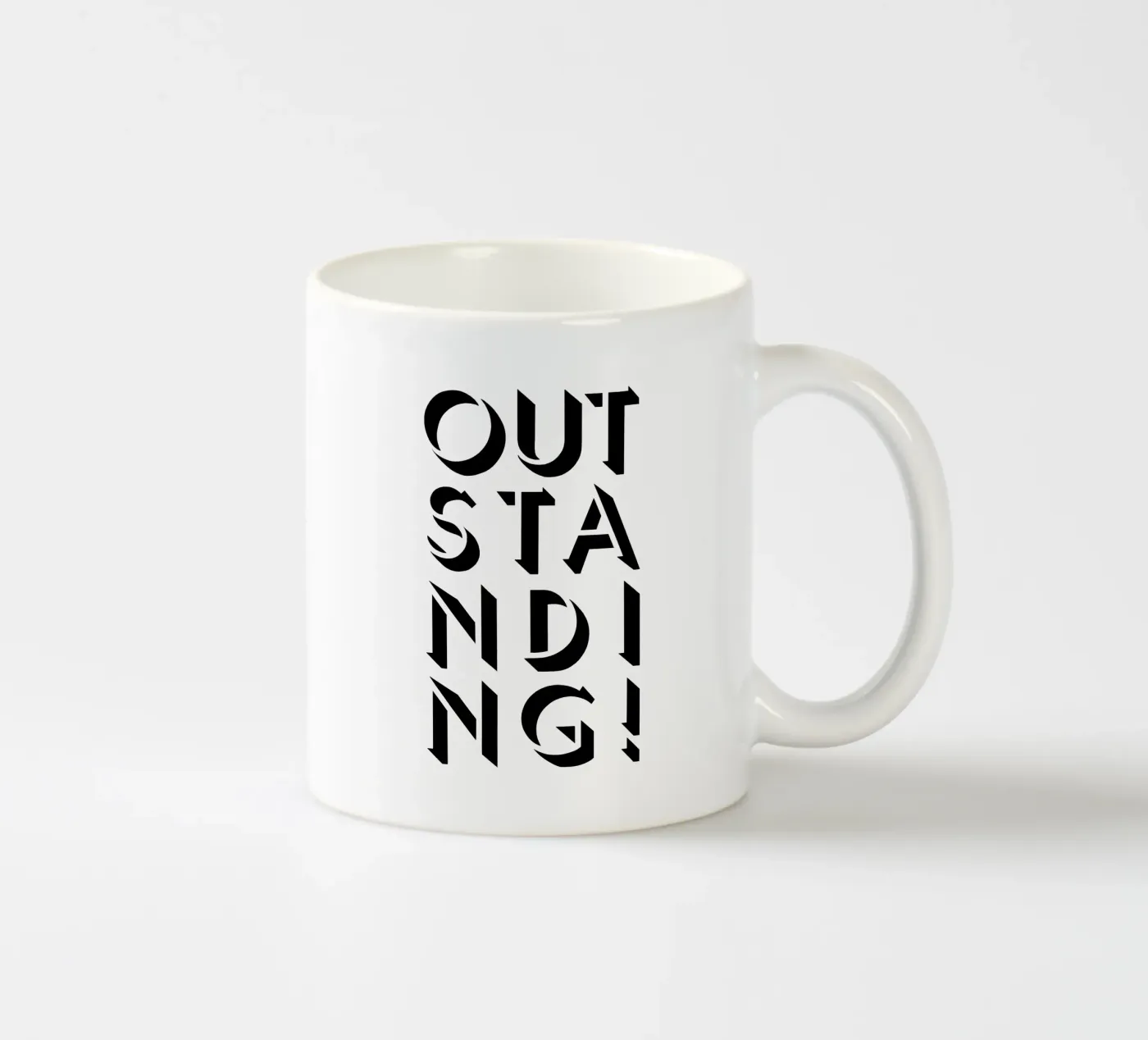 Outstanding! ceramic mug by Richard Hood