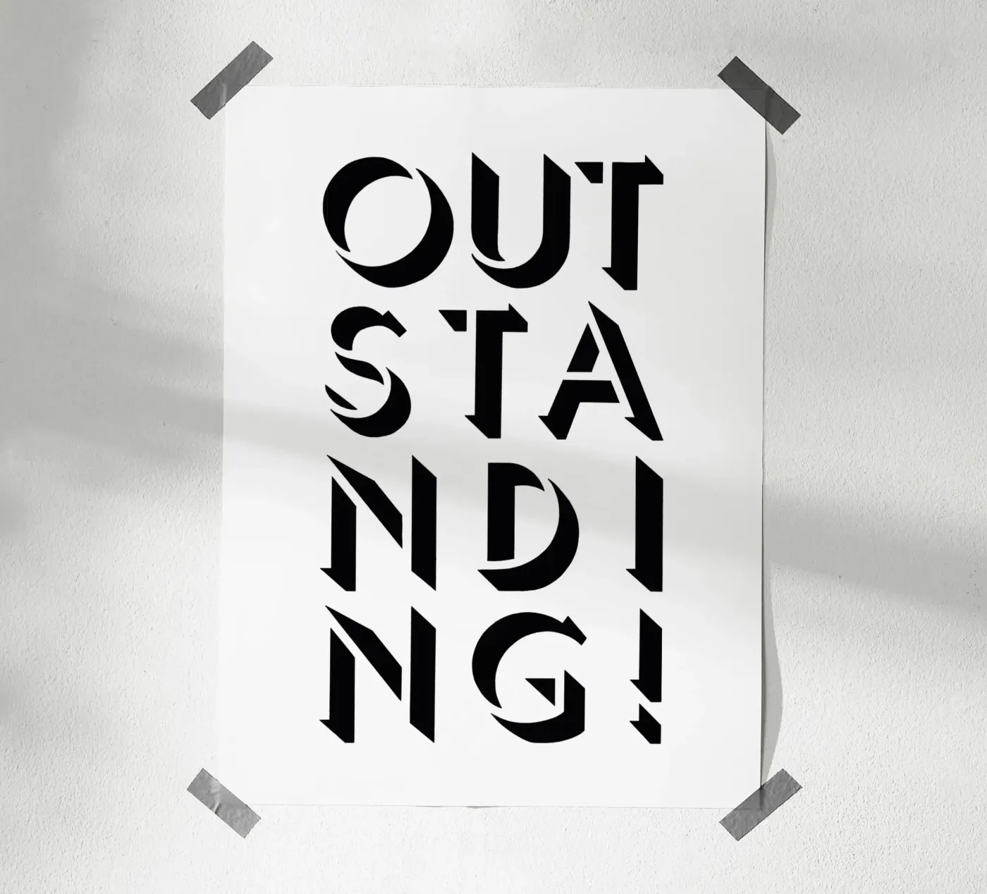 Outstanding! poster van Richard Hood