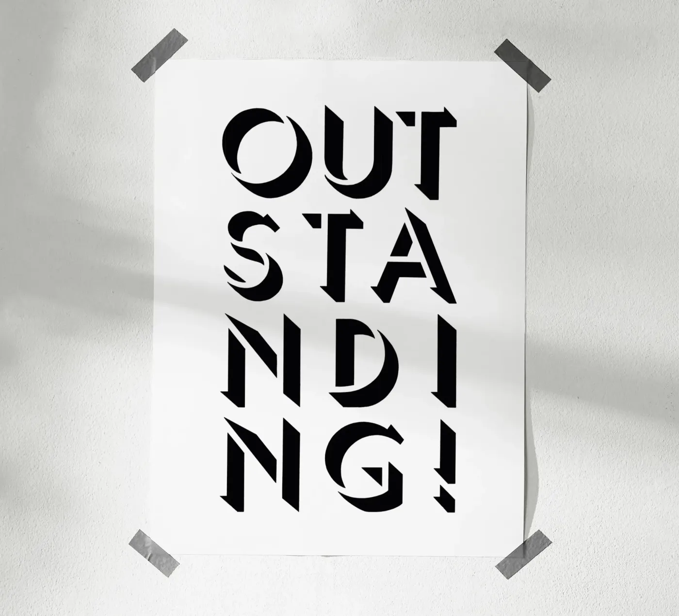 Outstanding! poster by Richard Hood