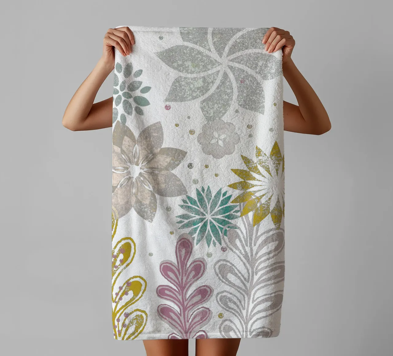 Meadow Flowers asciugamano da bagno da Catherine Aguilar