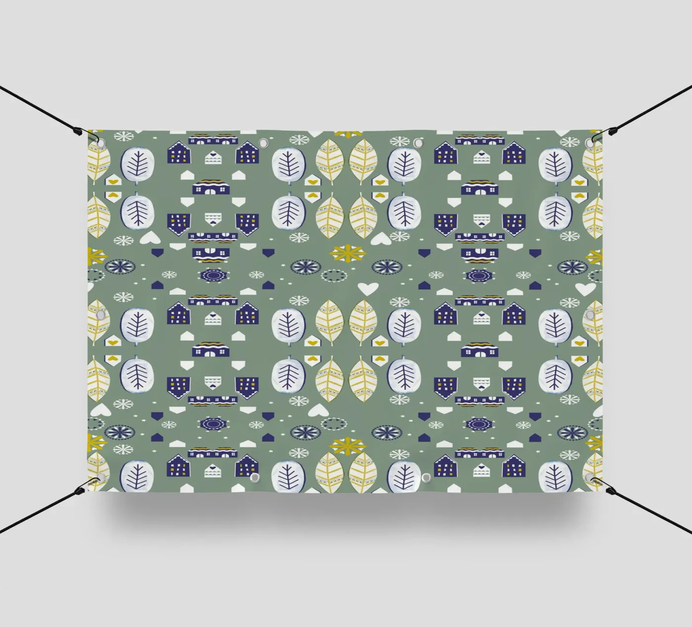 Scandi Pattern bâche pvc de Catherine Aguilar