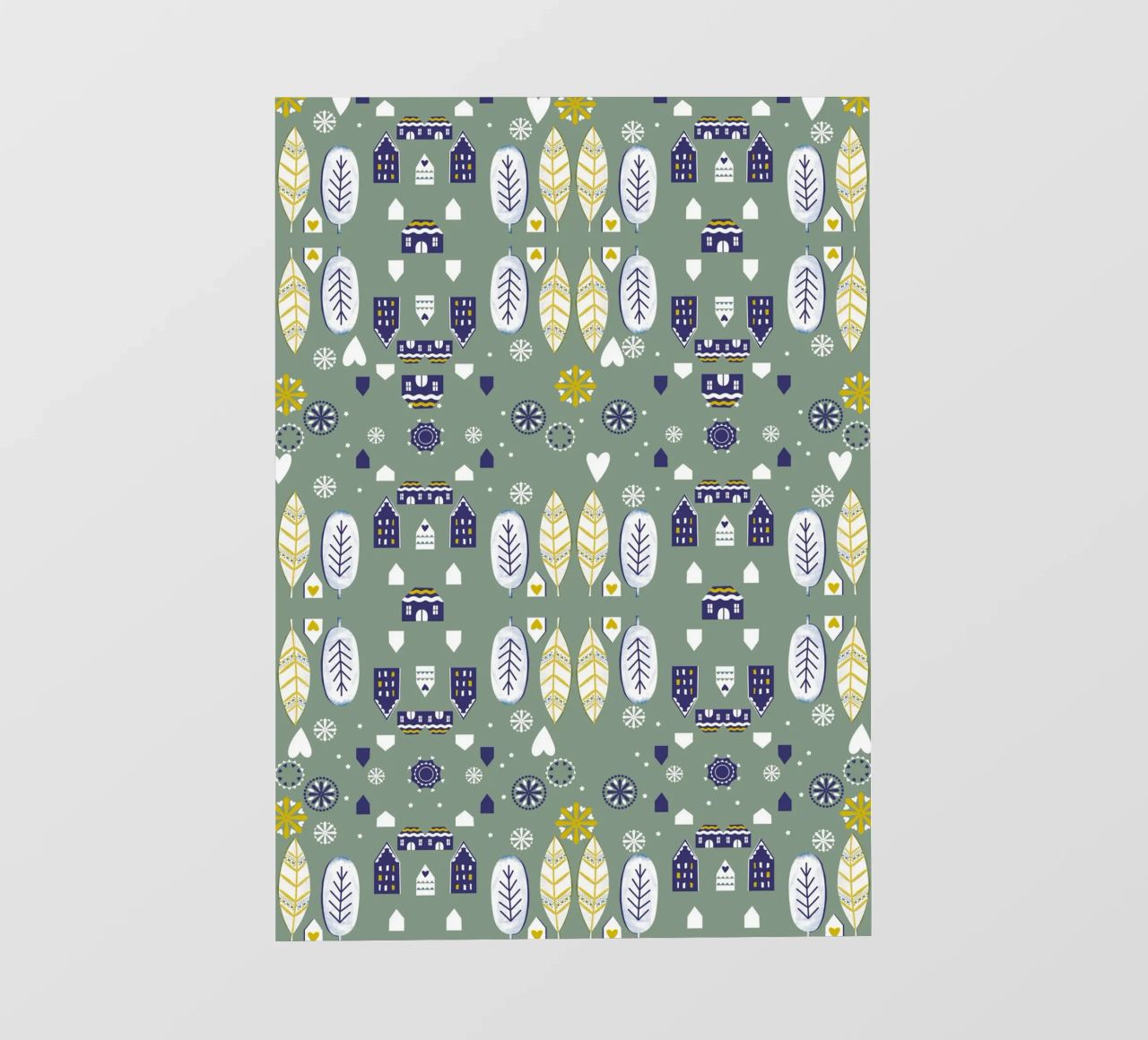 Scandi Pattern telo in pvc da Catherine Aguilar