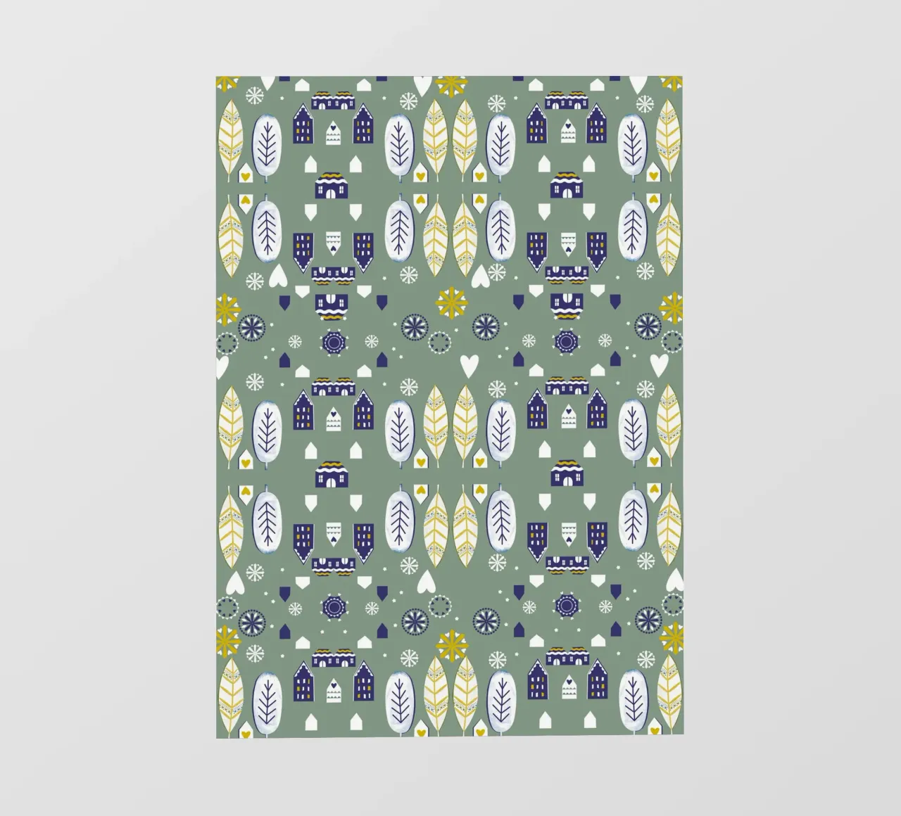 Scandi Pattern telo in pvc da Catherine Aguilar