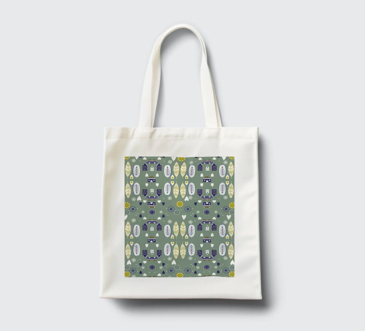 Scandi Pattern borsa in juta da Catherine Aguilar