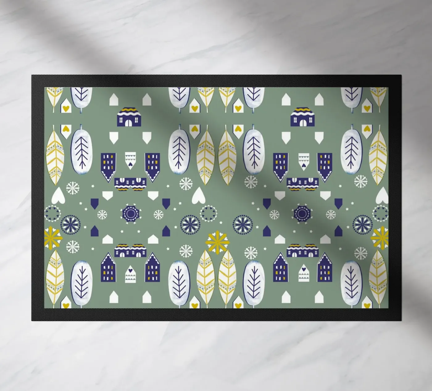 Scandi Pattern doormat by Catherine Aguilar