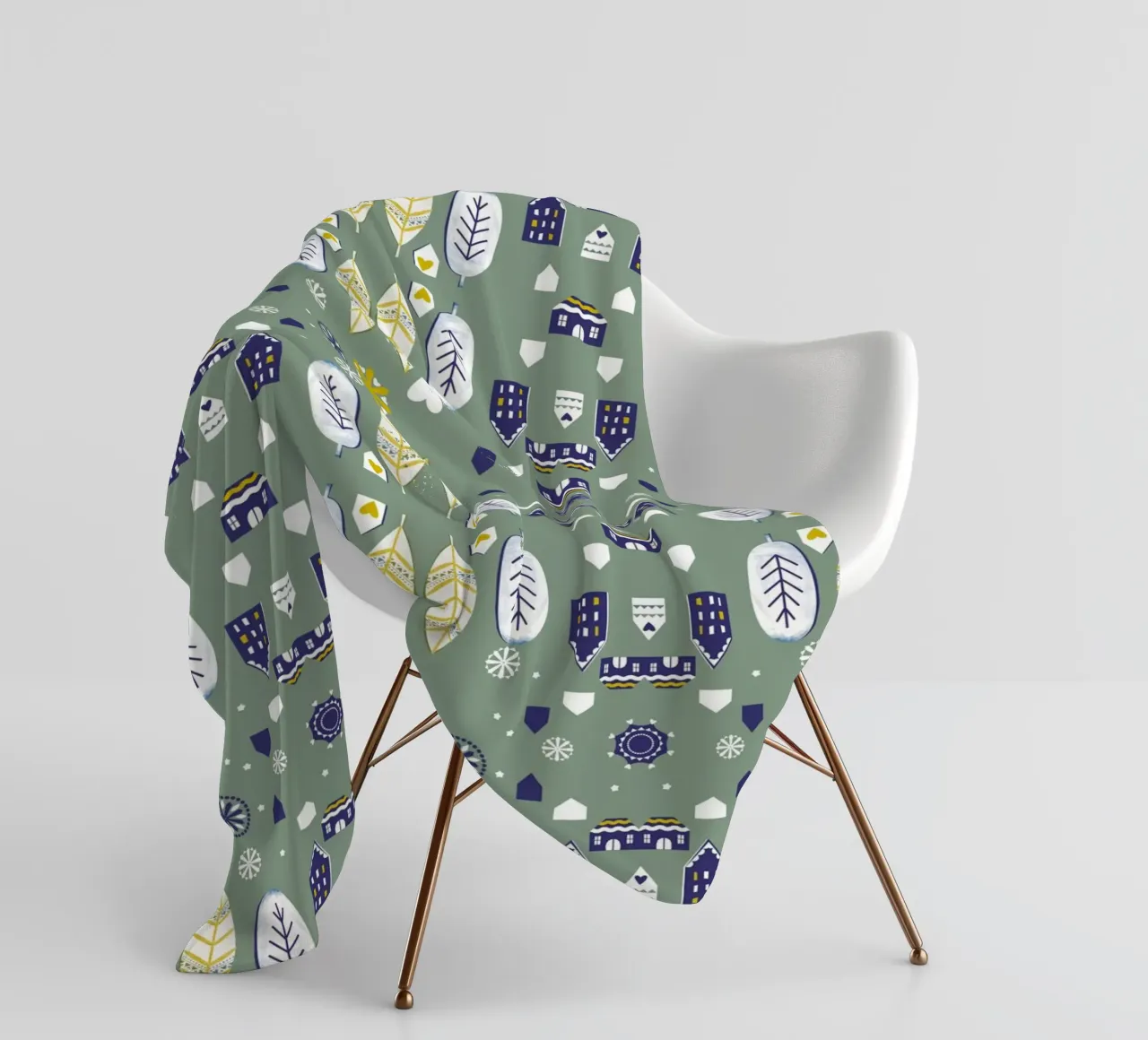 Scandi Pattern coperta in pile da Catherine Aguilar