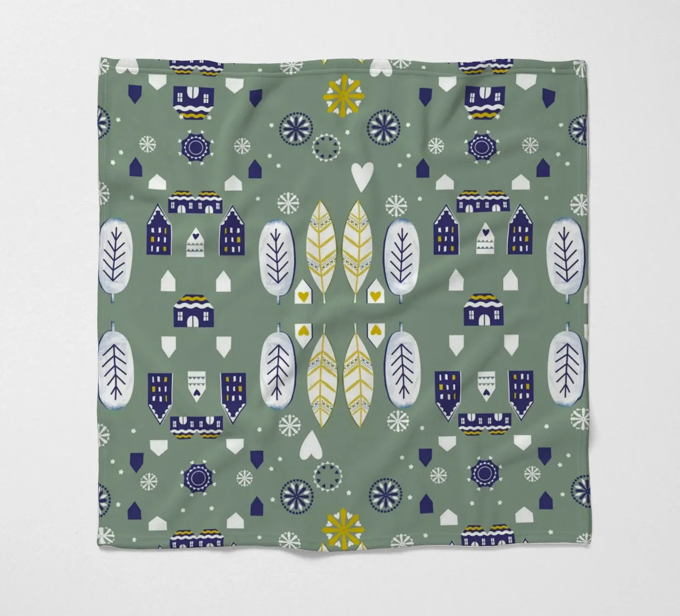 Scandi Pattern fleecedeken van Catherine Aguilar