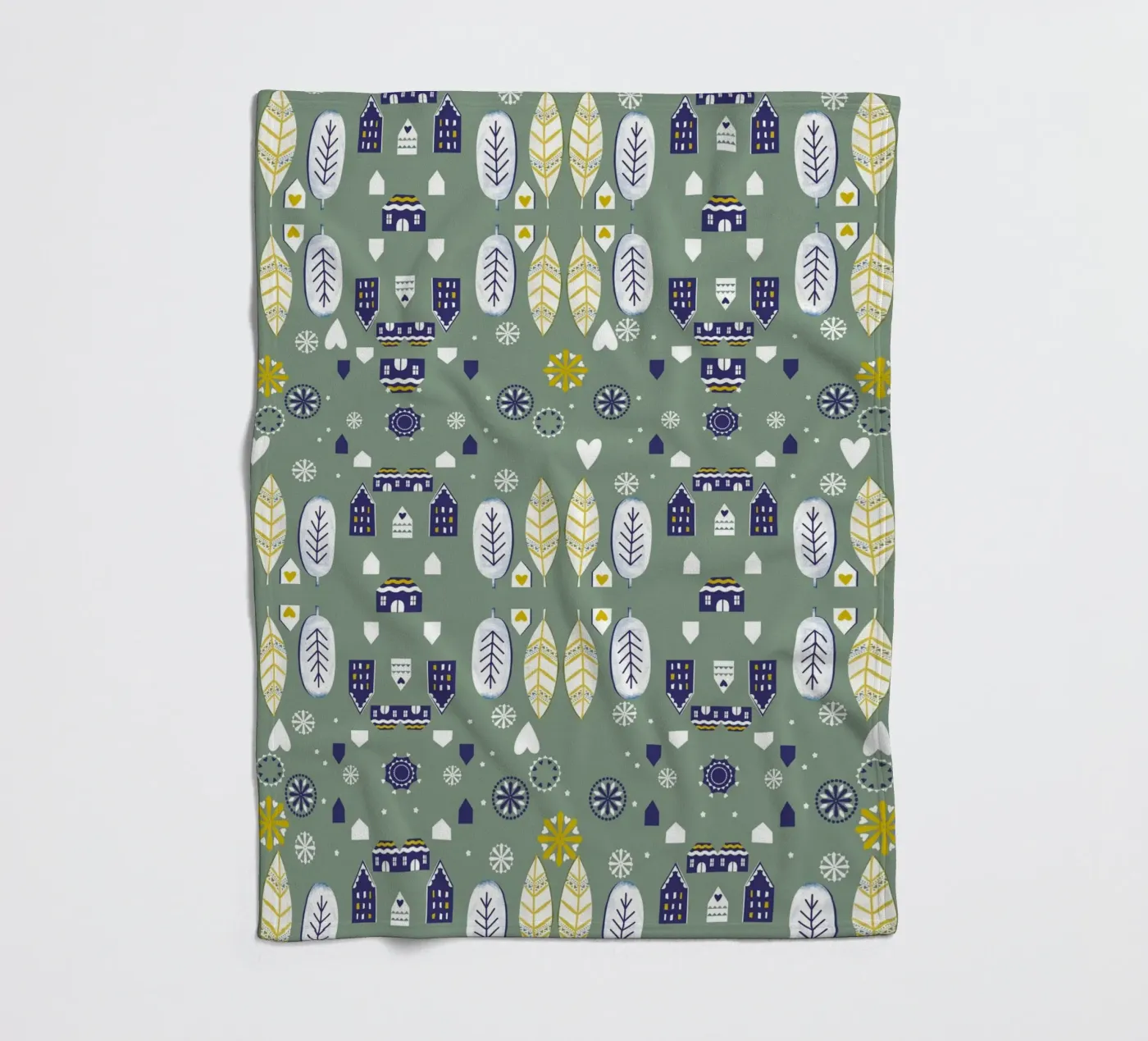 Scandi Pattern fleecedeken van Catherine Aguilar