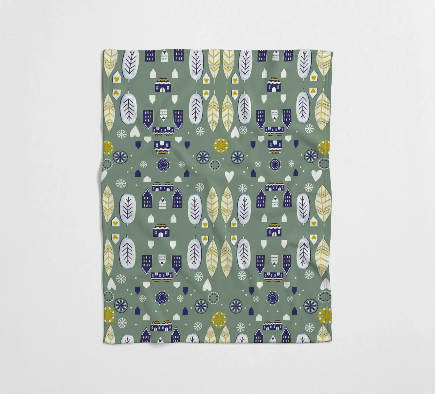 Scandi Pattern fleecedeken van Catherine Aguilar