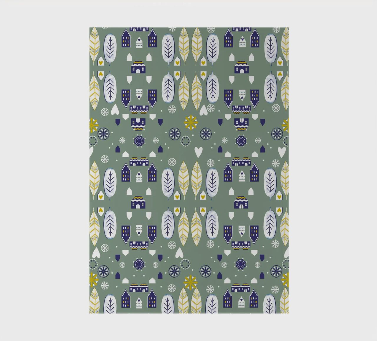 Scandi Pattern notebook by Catherine Aguilar