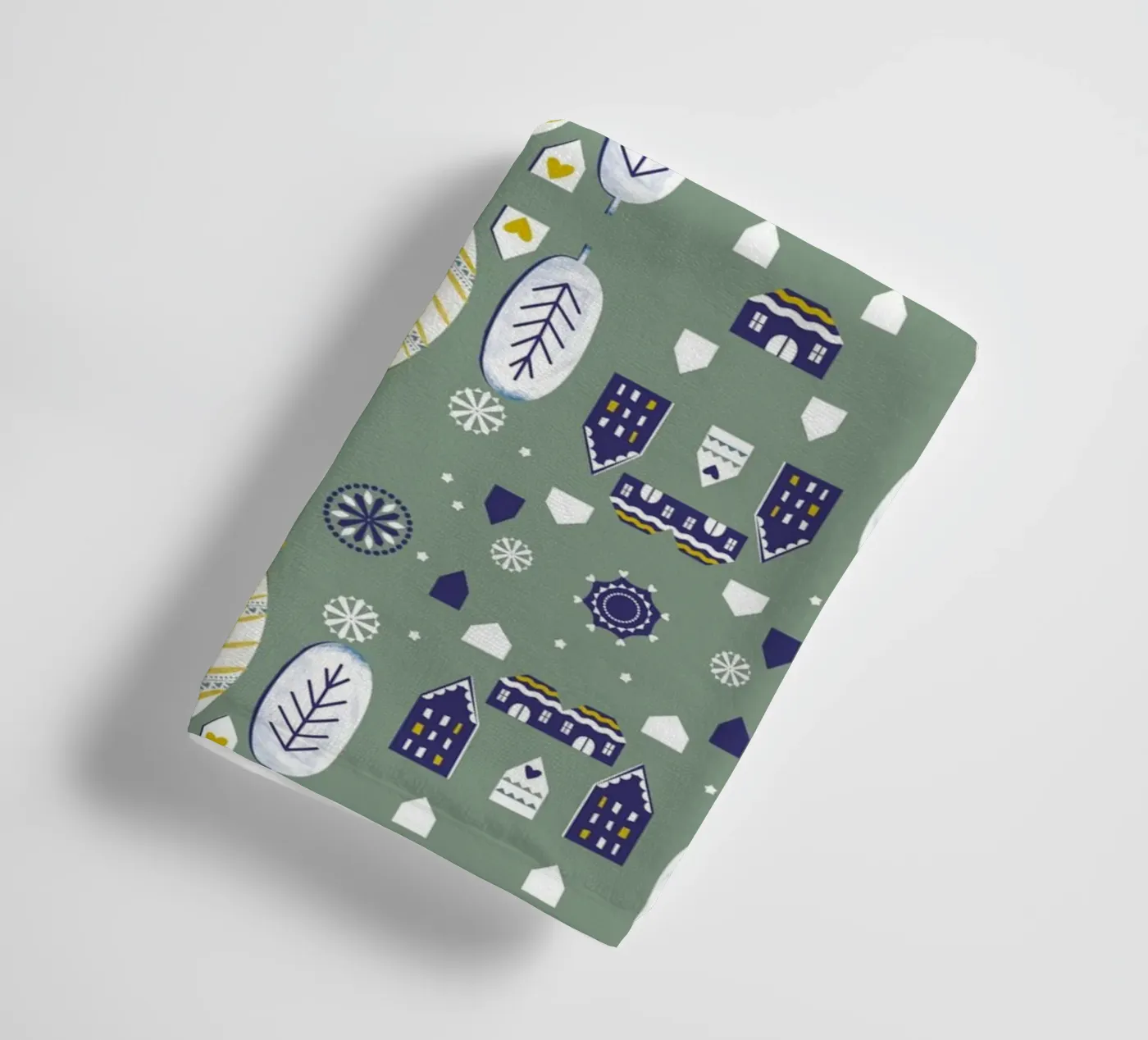 Scandi Pattern badhanddoek van Catherine Aguilar