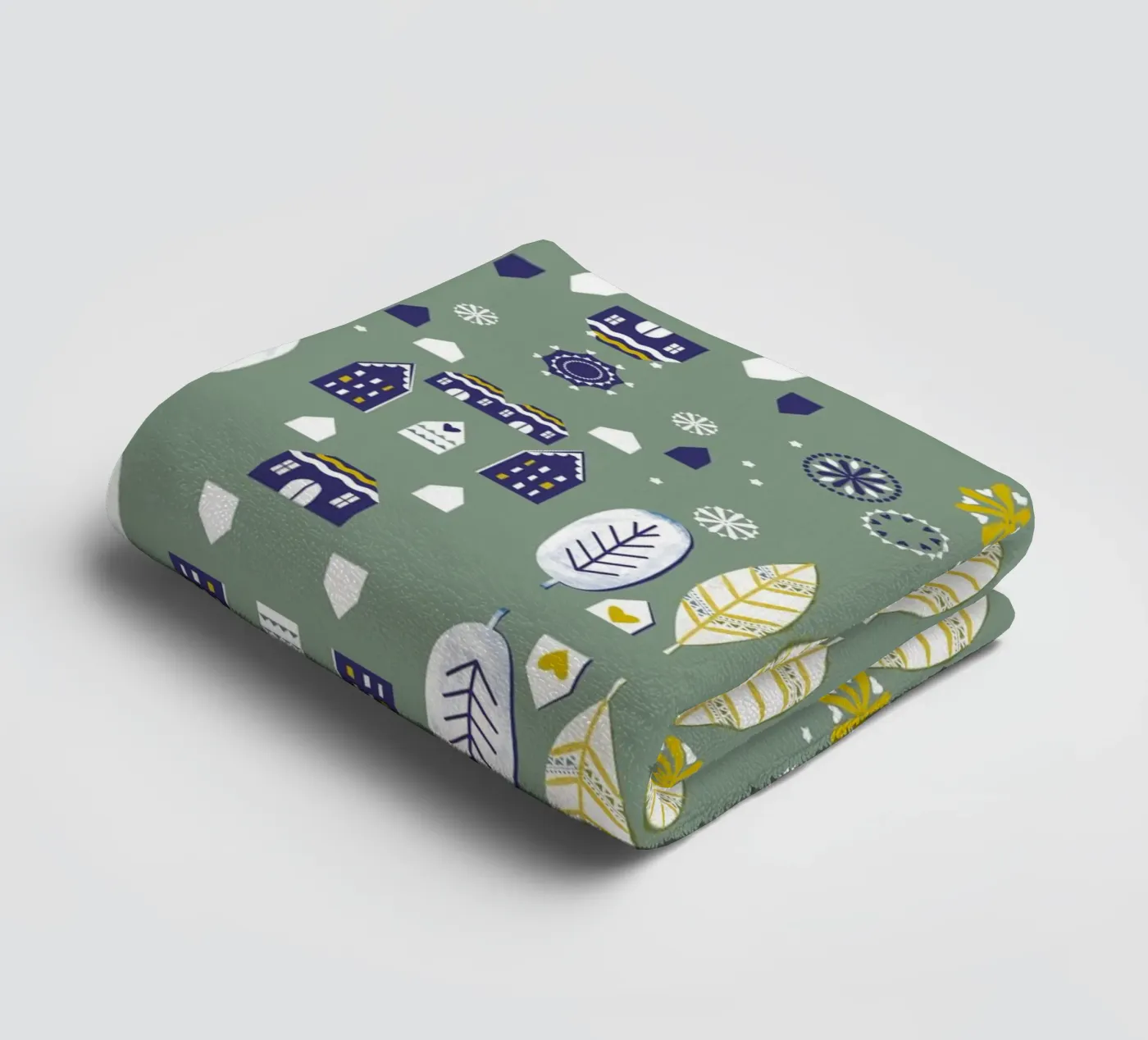 Scandi Pattern badhanddoek van Catherine Aguilar
