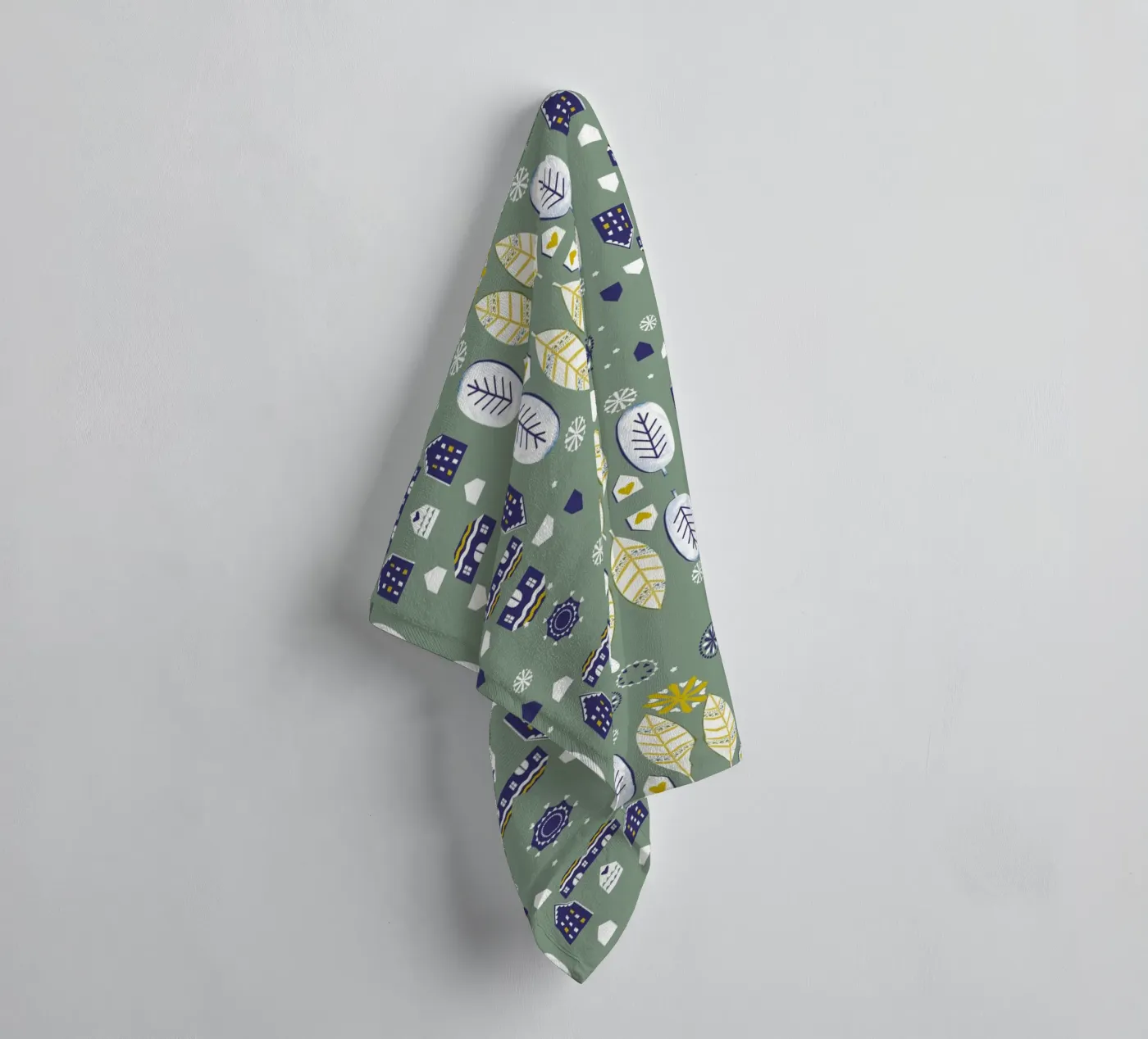 Scandi Pattern badhanddoek van Catherine Aguilar