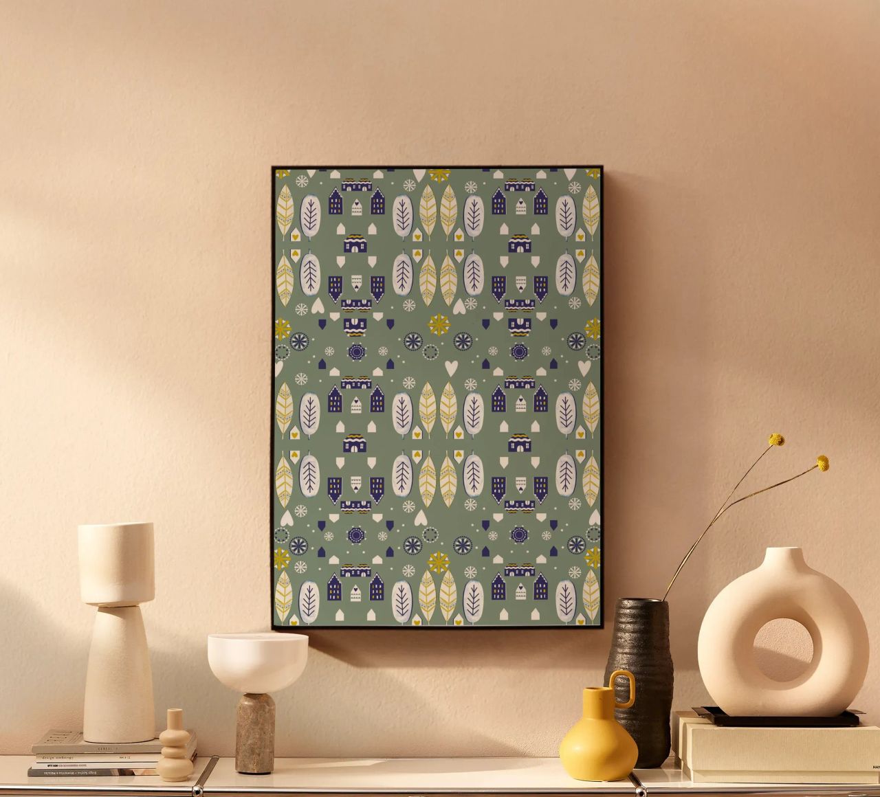 Scandi Pattern plexiglass da Catherine Aguilar