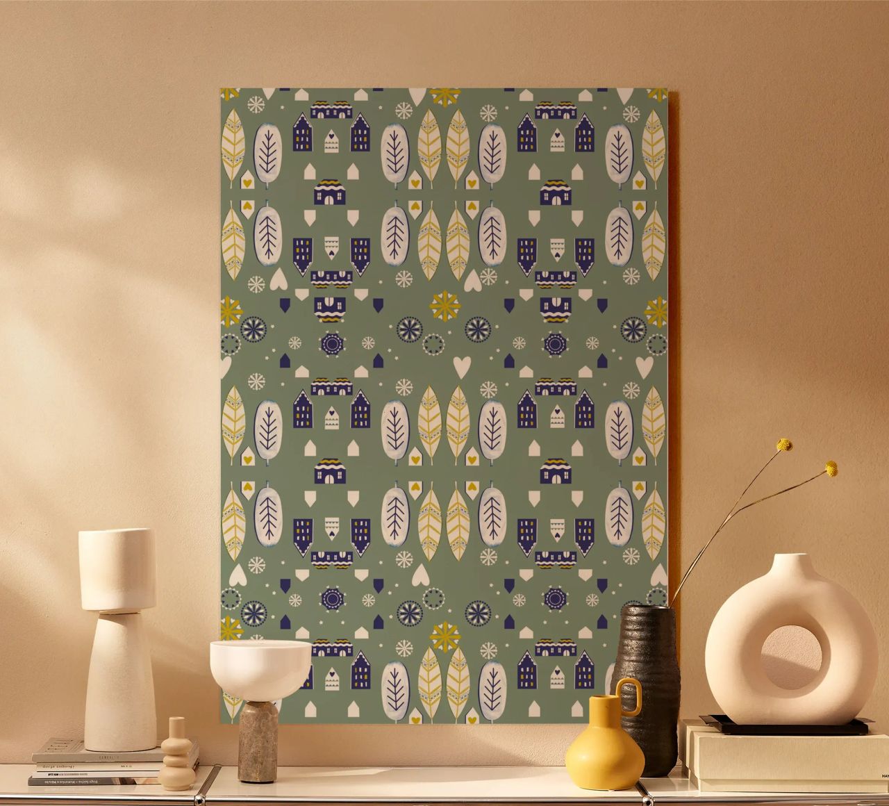 Scandi Pattern plexiglass da Catherine Aguilar