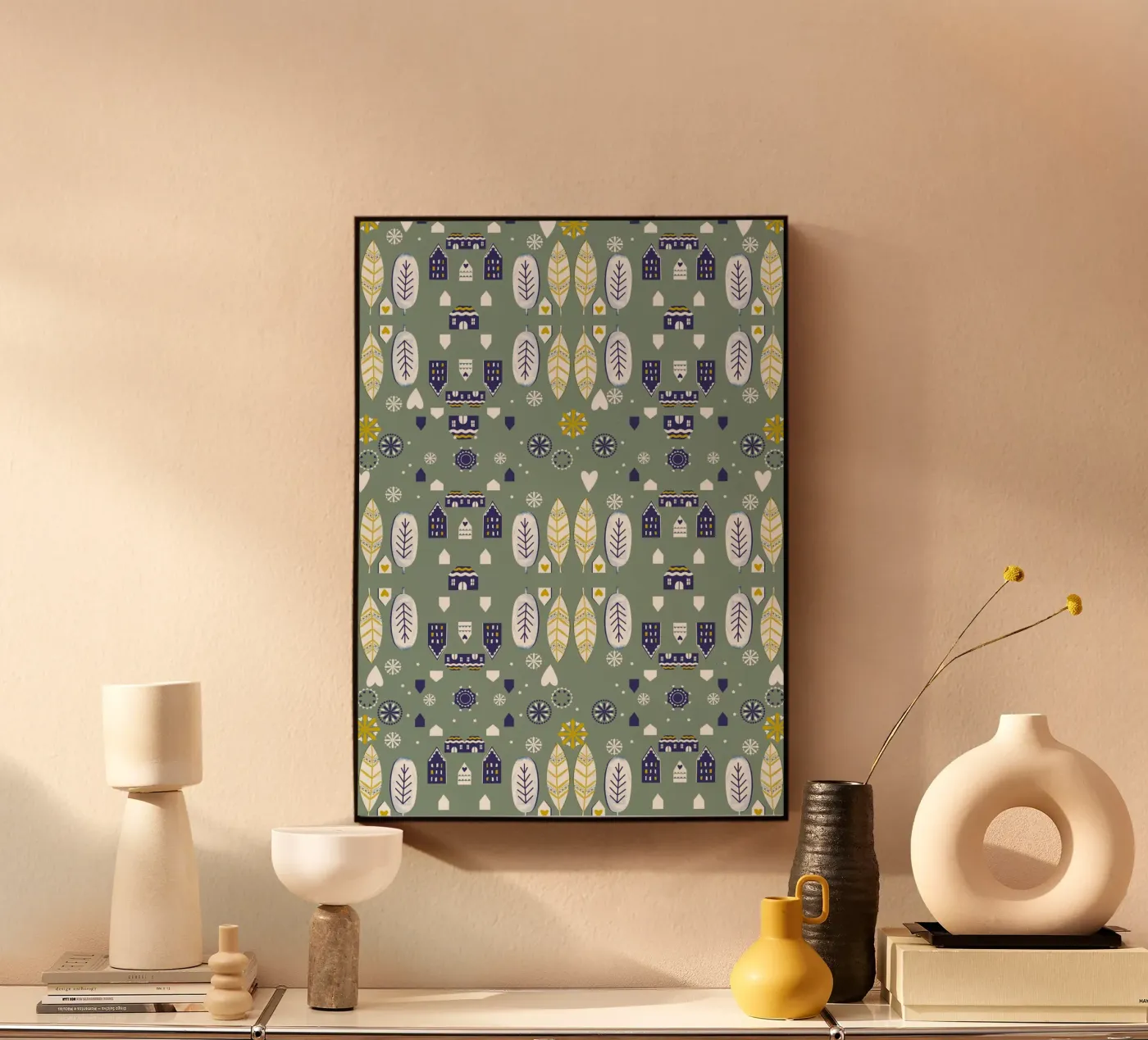 Scandi Pattern forex plate by Catherine Aguilar