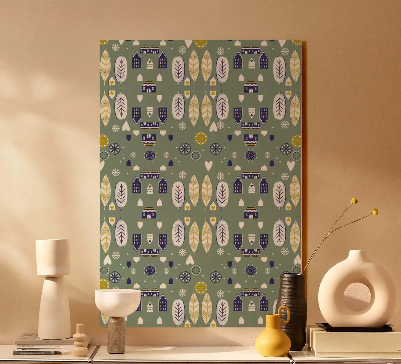 Scandi Pattern forex plate by Catherine Aguilar