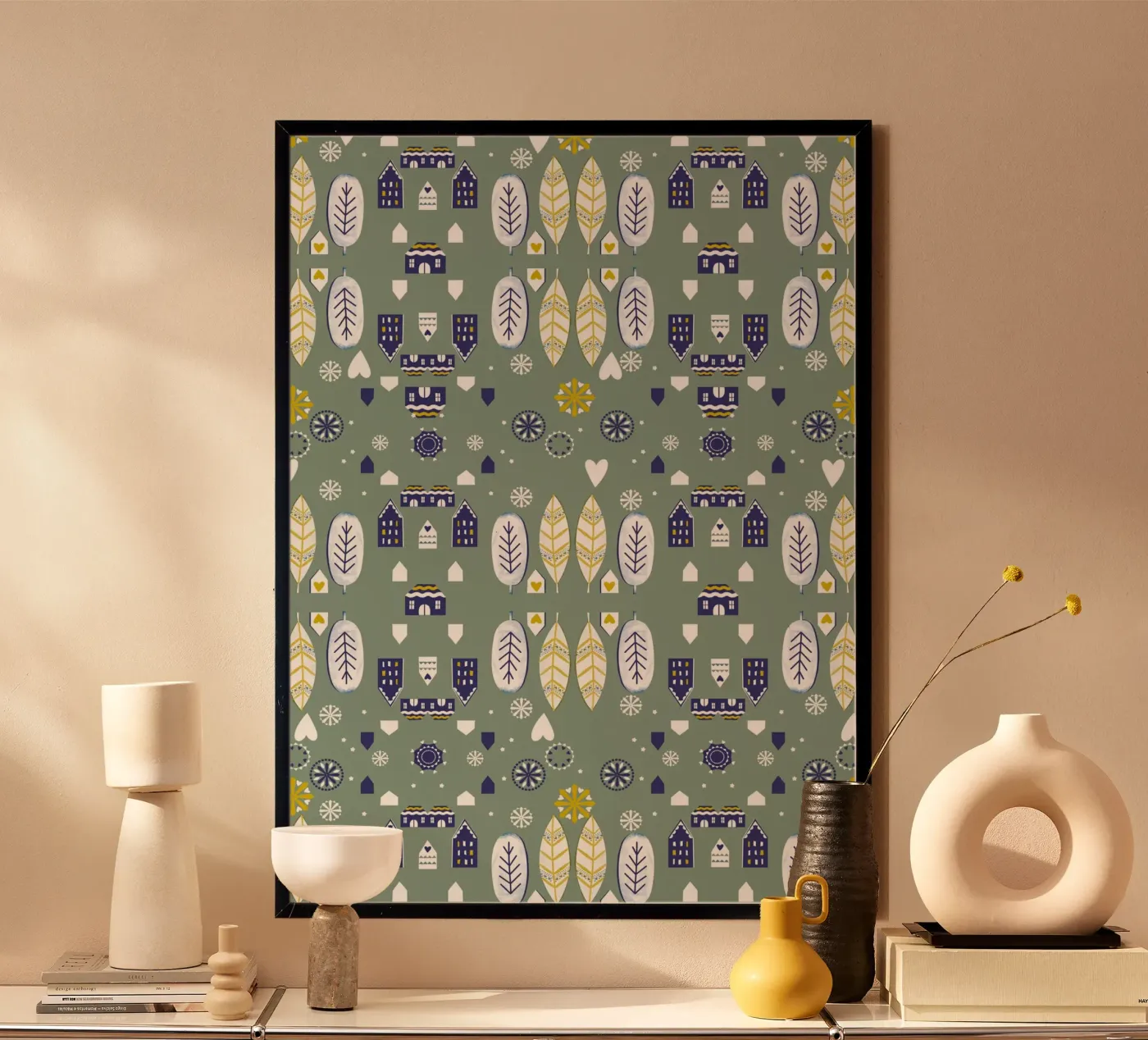 Scandi Pattern Poster von Catherine Aguilar