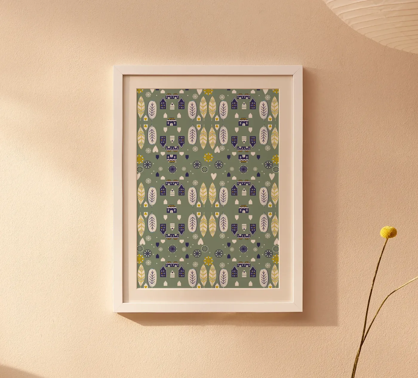 Scandi Pattern Poster von Catherine Aguilar