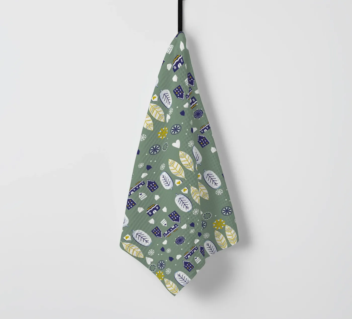 Scandi Pattern tea towel by Catherine Aguilar