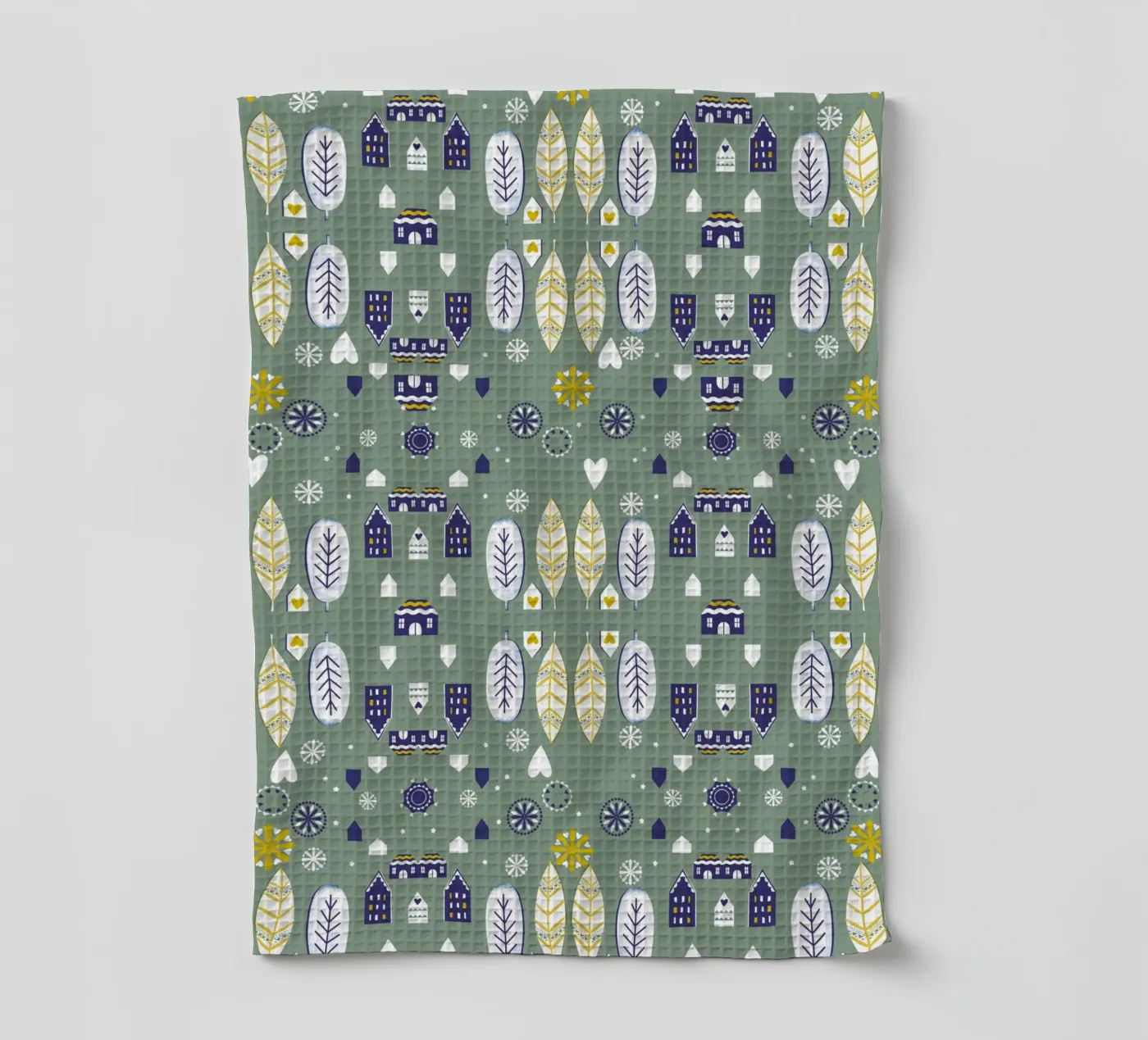 Scandi Pattern tea towel by Catherine Aguilar