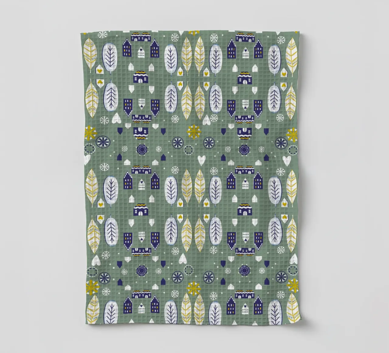 Scandi Pattern tea towel by Catherine Aguilar