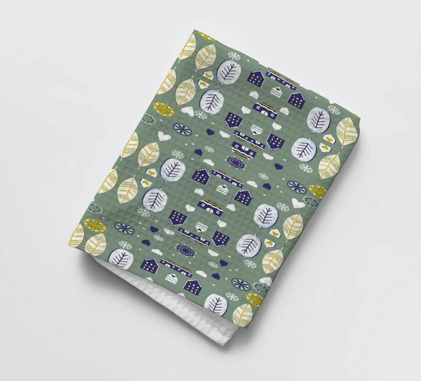 Scandi Pattern tea towel by Catherine Aguilar
