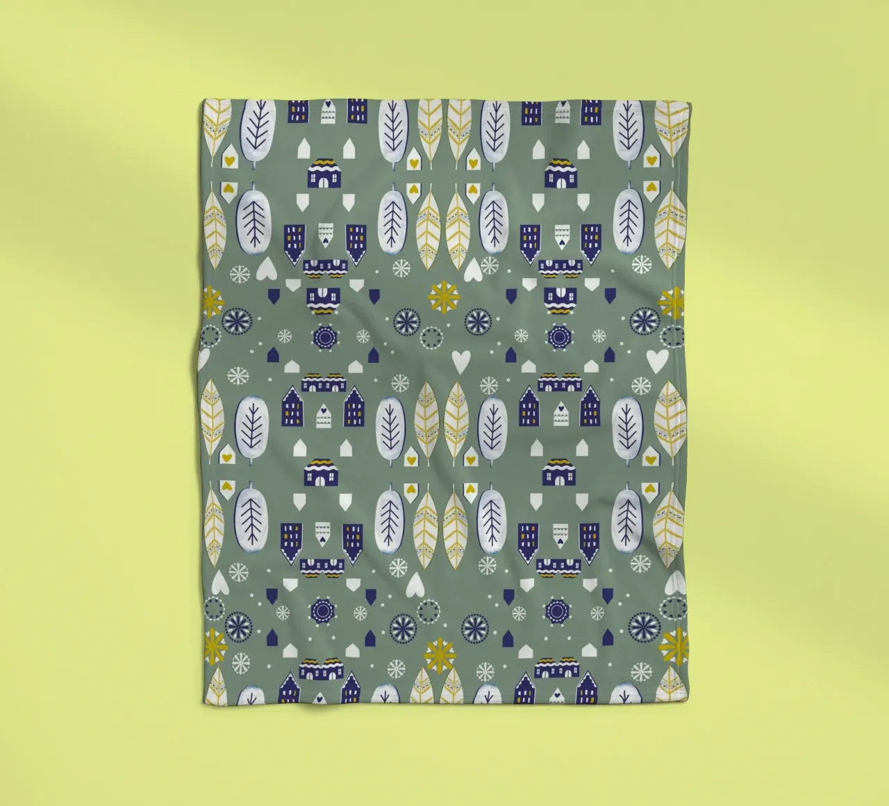 Scandi Pattern coperta in pile da Catherine Aguilar