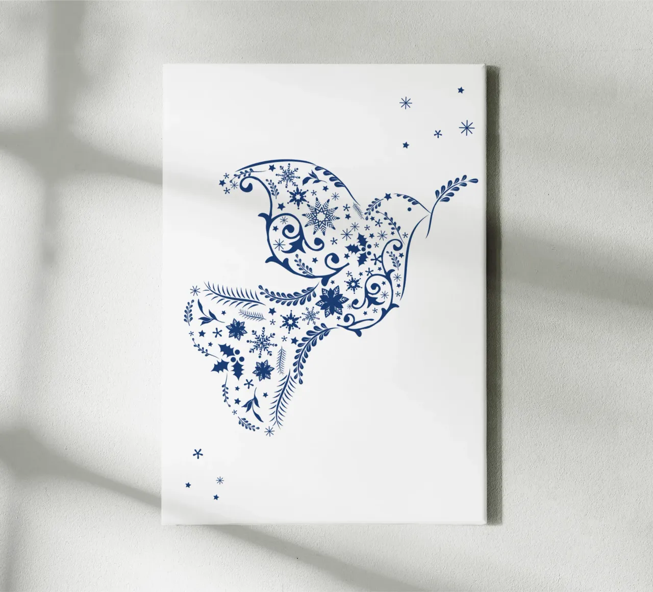 Peace Dove canvas with Floater frame by Catherine Aguilar