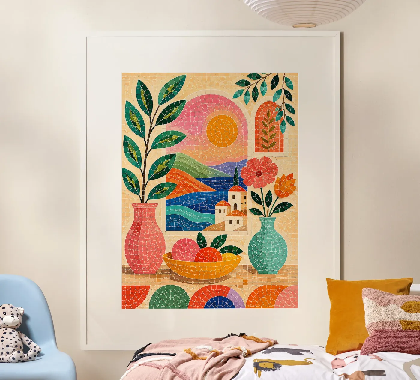Bellezza mediterranea poster da Studio Mosaic Muse