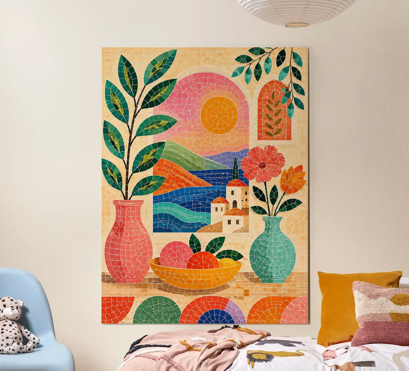 Bellezza mediterranea poster da Studio Mosaic Muse