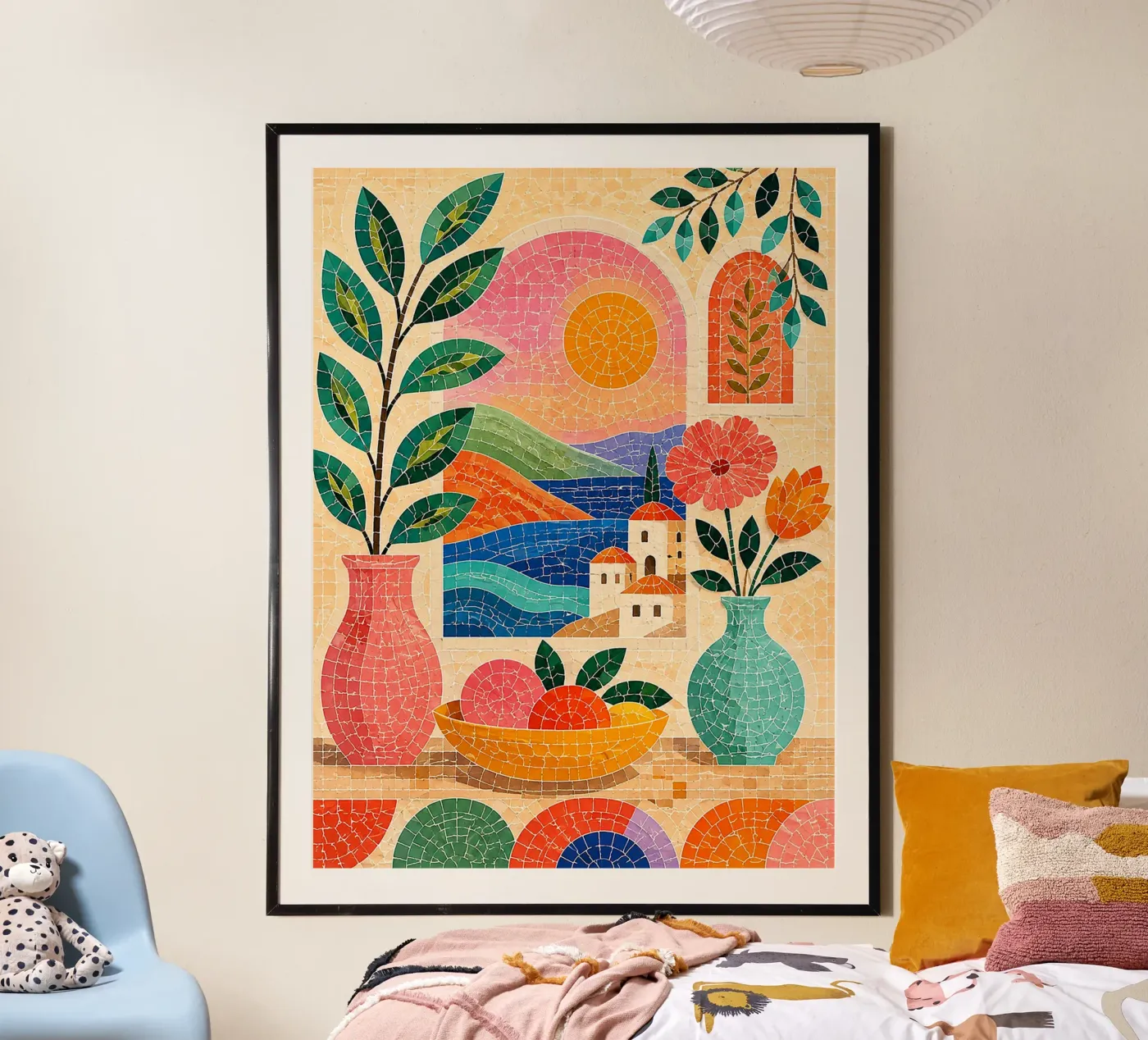 Bellezza mediterranea poster da Studio Mosaic Muse