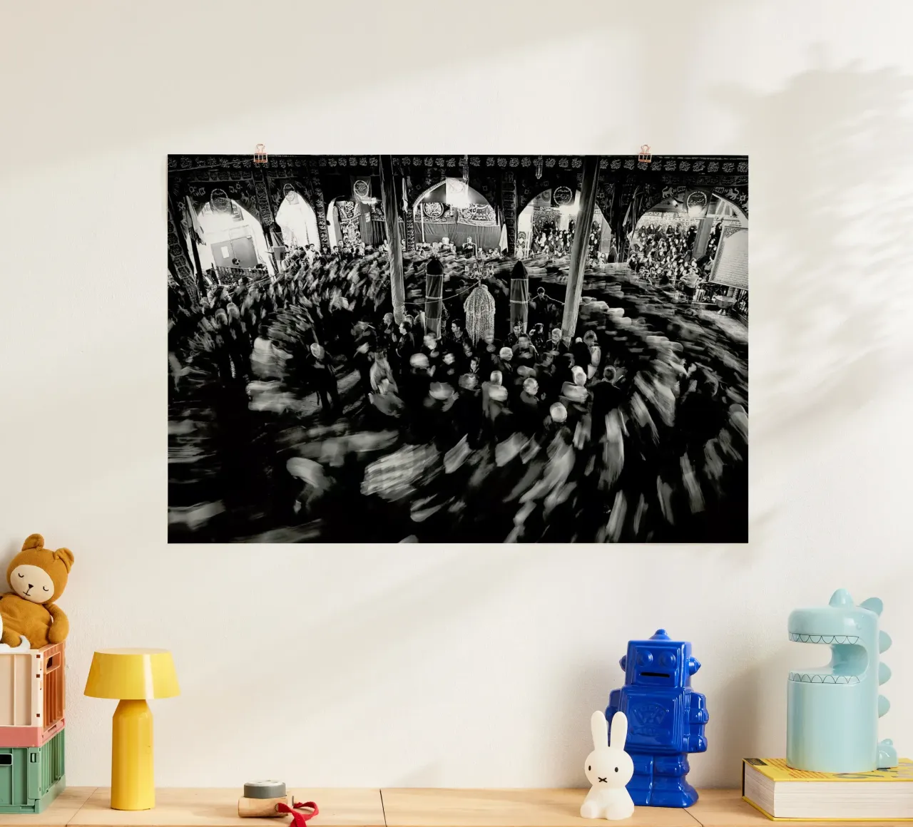 Spiral - Reza Vaezpour poster con telaio in alluminio da Pictufy