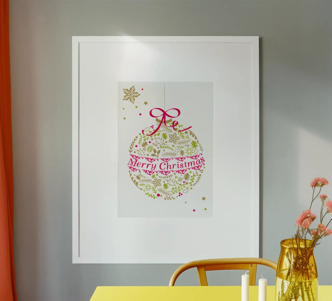 Golden Bauble carta hahnemühle da Catherine Aguilar