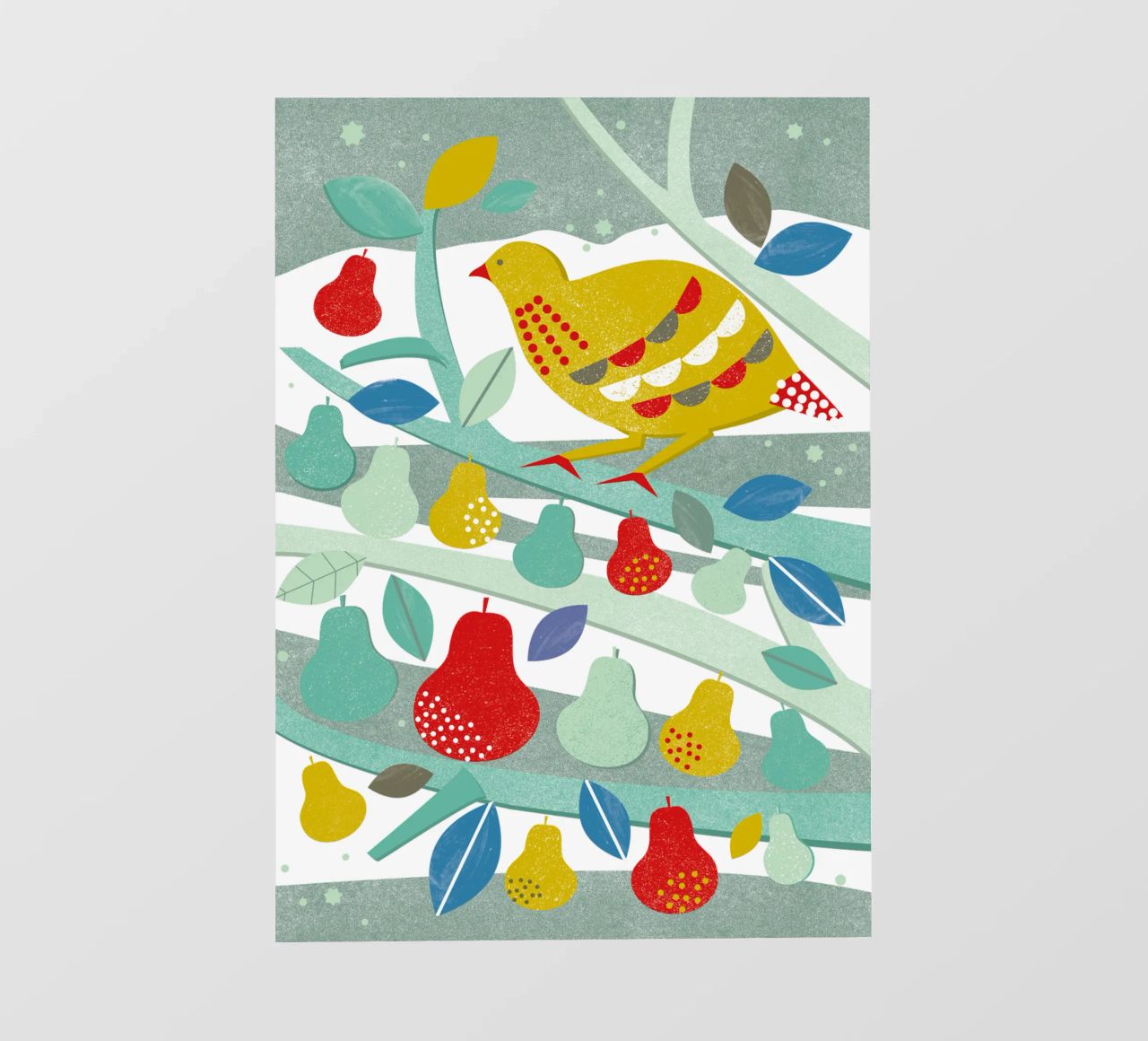 Partridge In A Pear Tree pellicola backlit da Catherine Aguilar