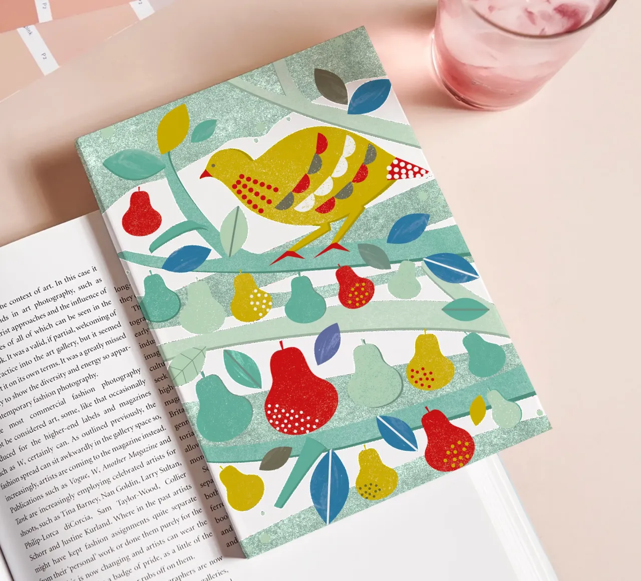 Partridge In A Pear Tree notebook by Catherine Aguilar