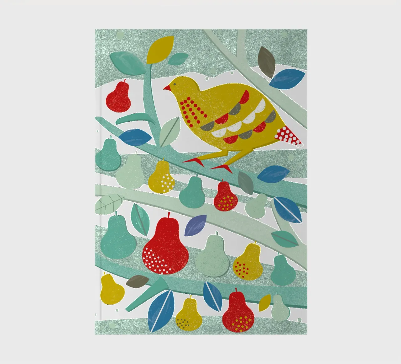 Partridge In A Pear Tree notebook by Catherine Aguilar