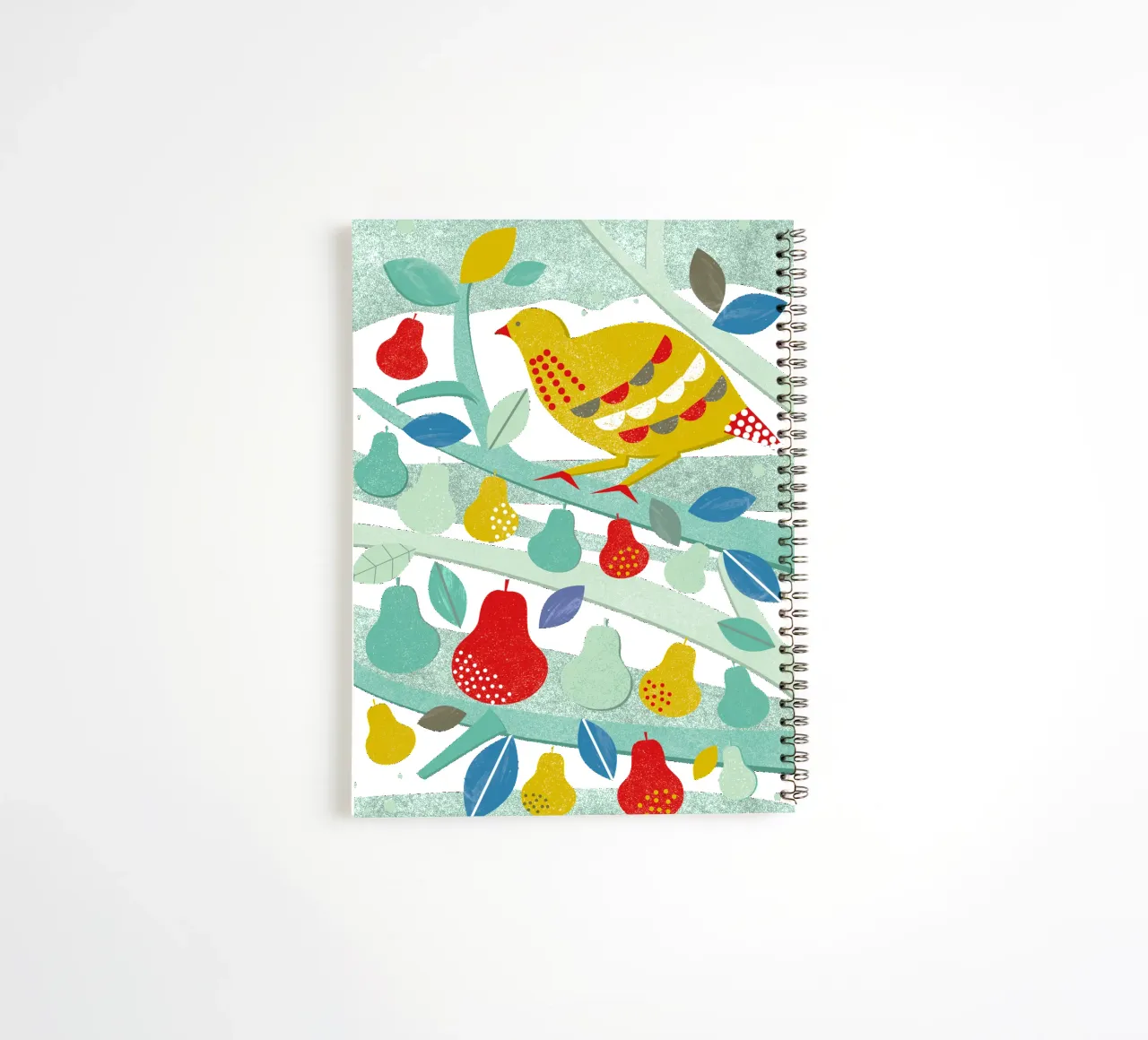 Partridge In A Pear Tree cuaderno de espiral de Catherine Aguilar