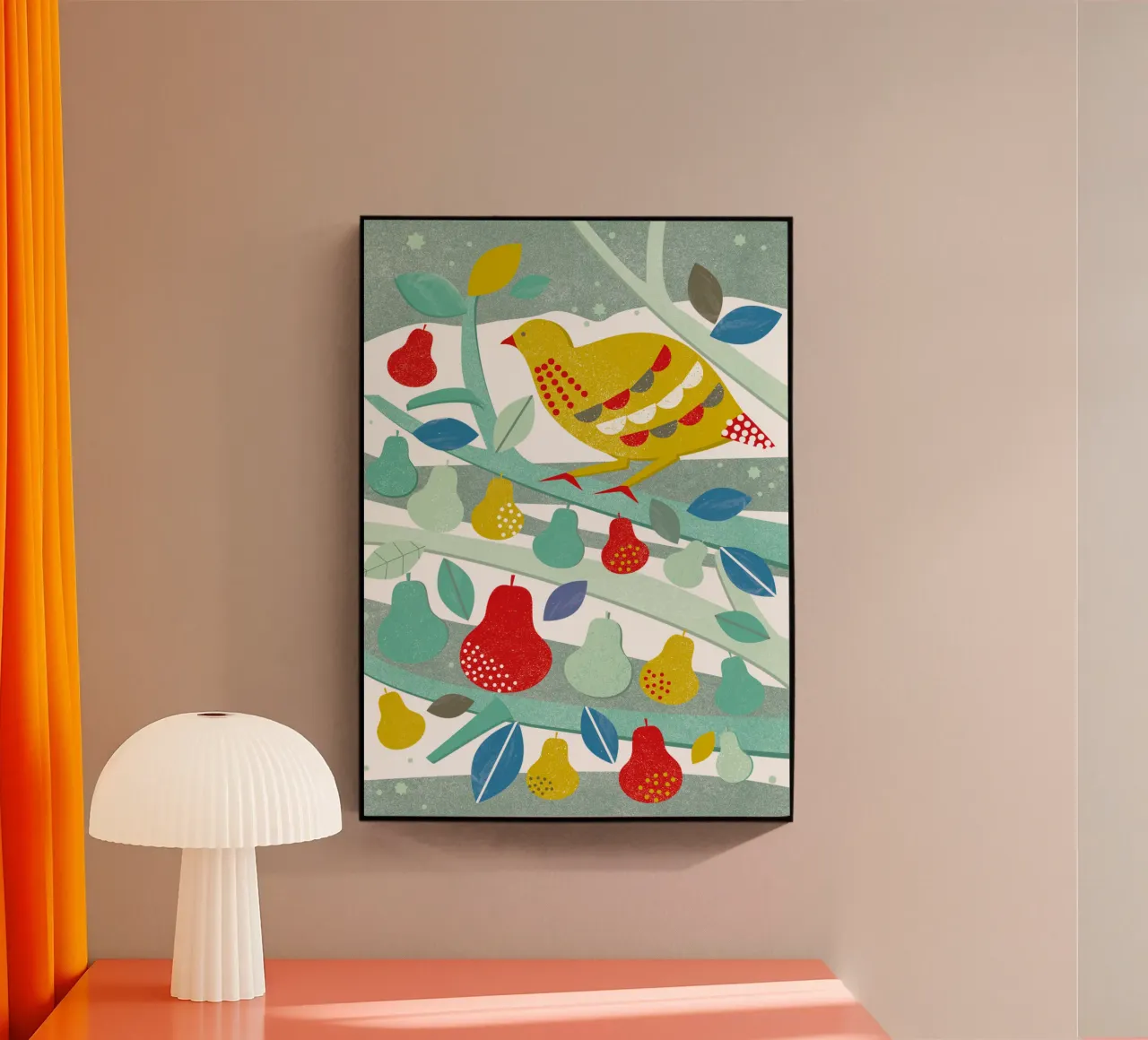 Partridge In A Pear Tree plexiglass da Catherine Aguilar