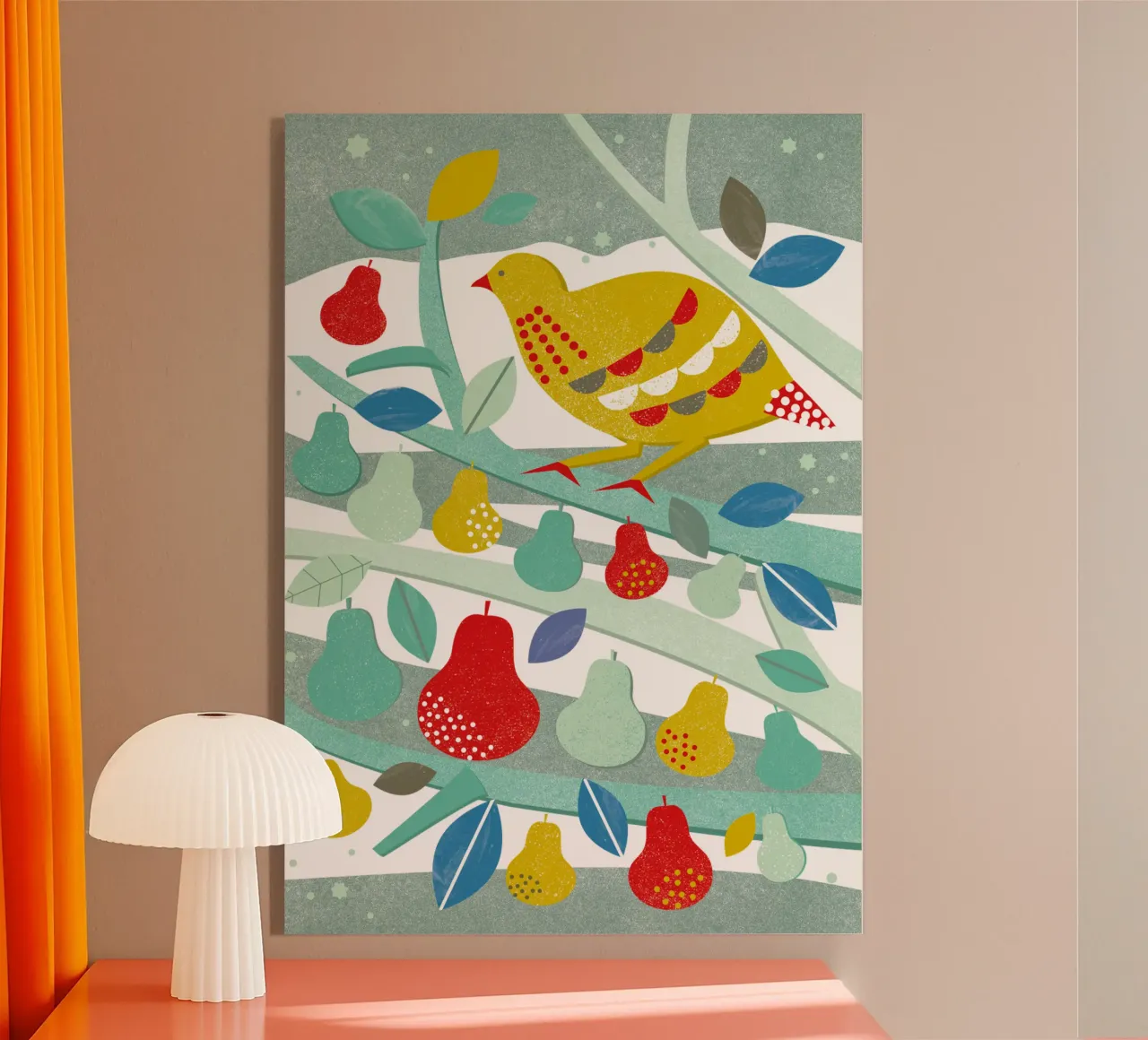 Partridge In A Pear Tree plexiglass da Catherine Aguilar