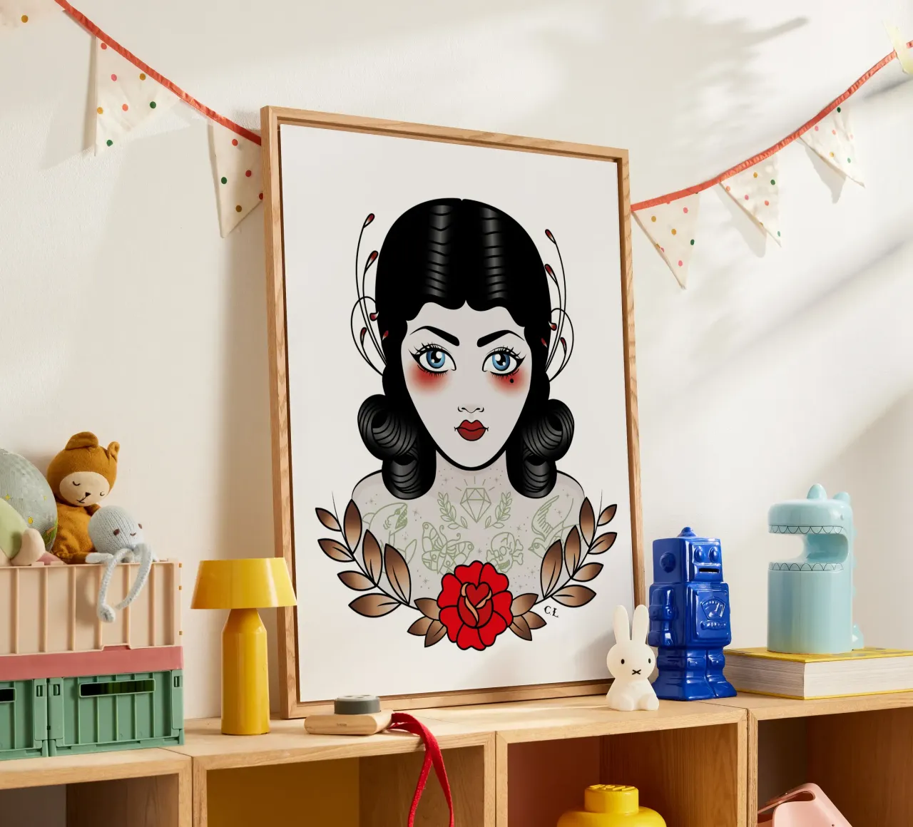 Flapper Girl plexiglass da Killer Wolf