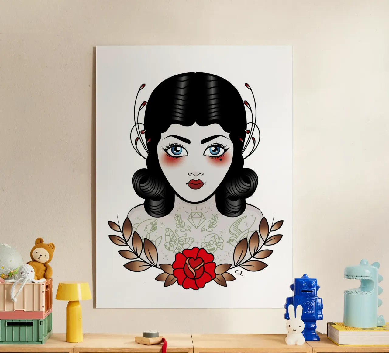 Flapper Girl plexiglass da Killer Wolf