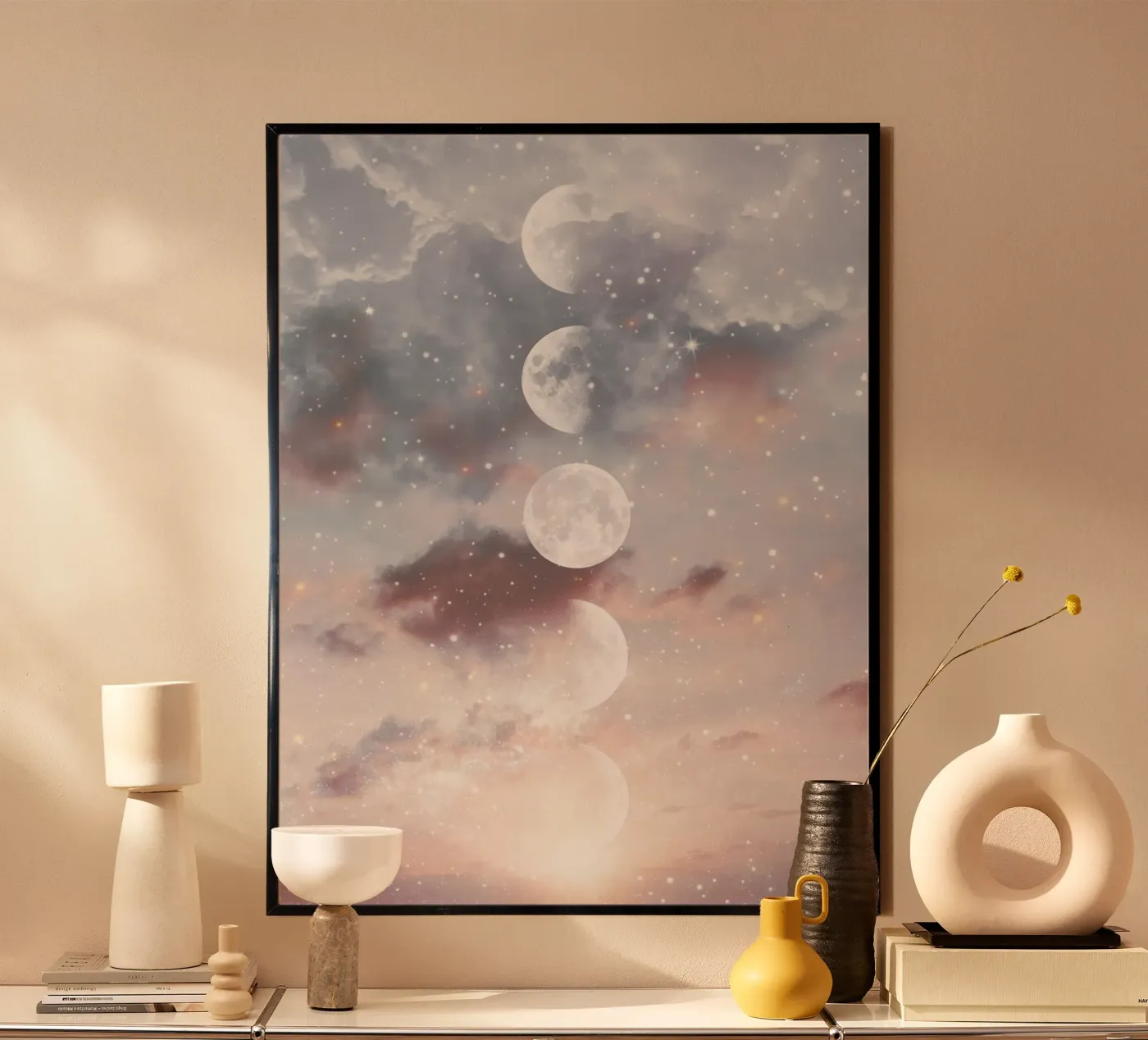 Winter Moon poster by Moon  Bloom