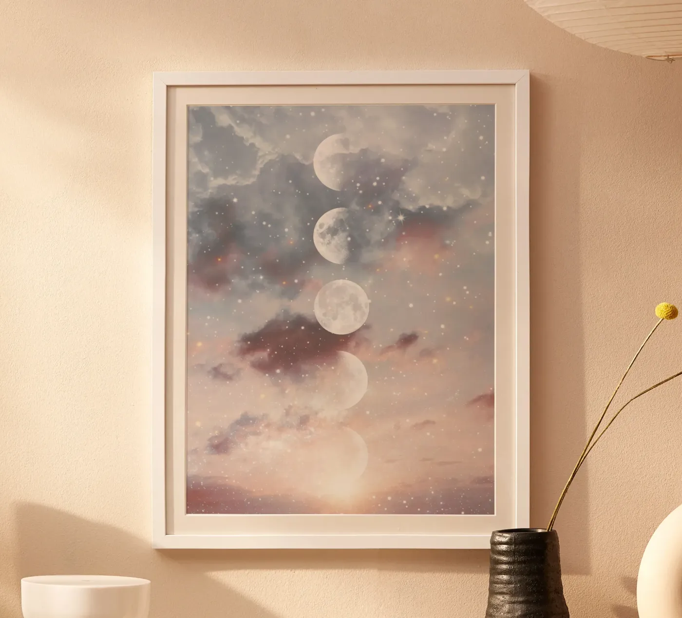 Winter Moon poster by Moon  Bloom