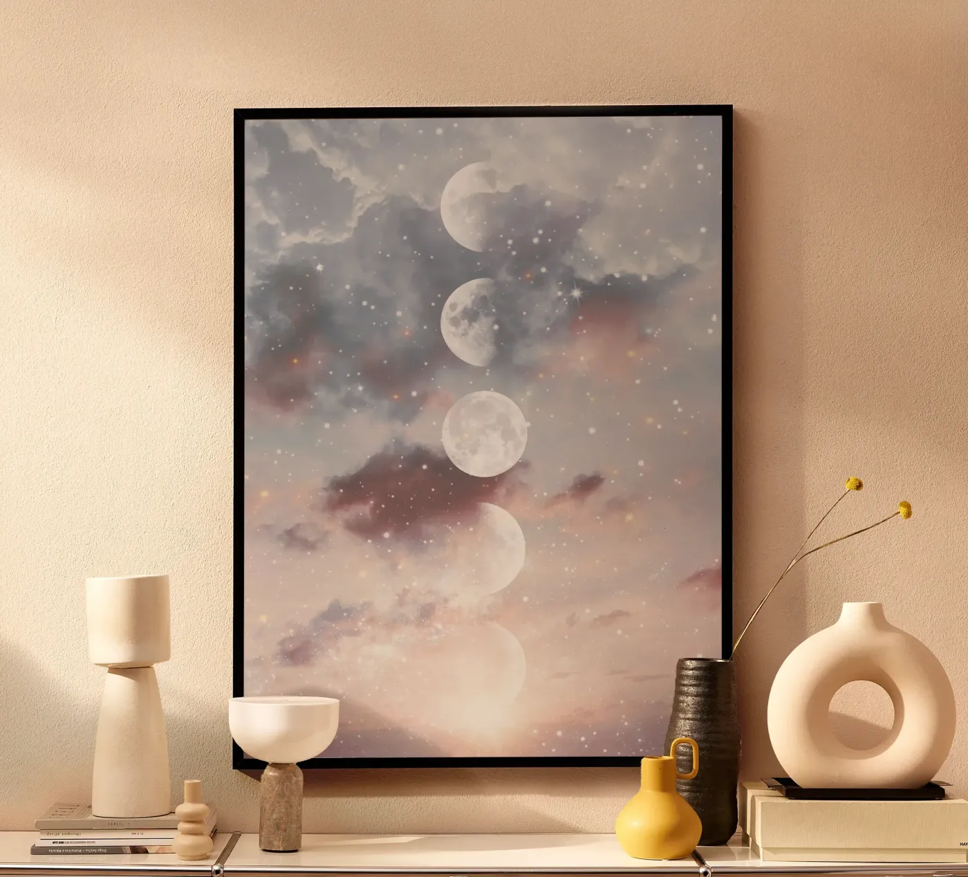 Winter Moon poster by Moon Bloom