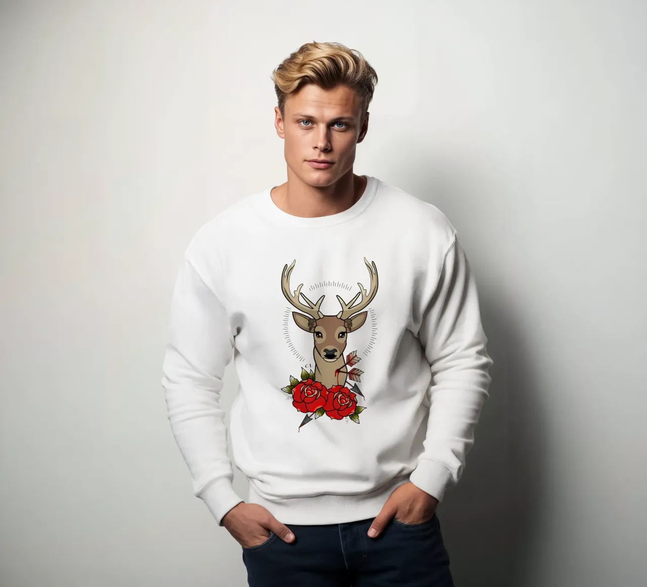 Deer felpa da Killer Wolf