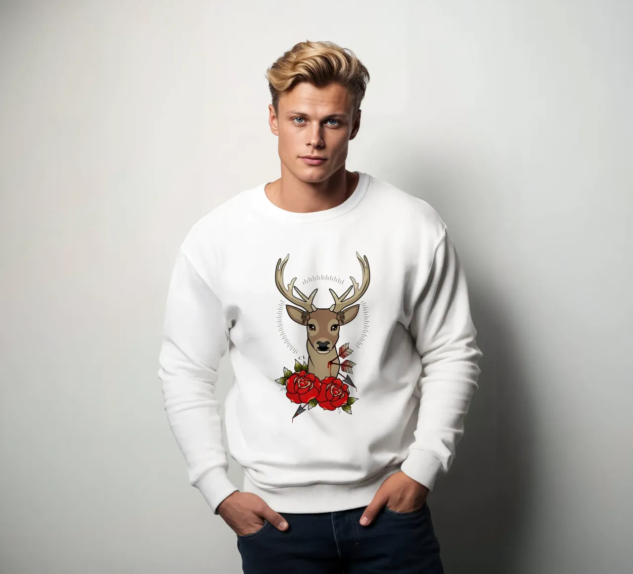 Deer felpa da Killer Wolf