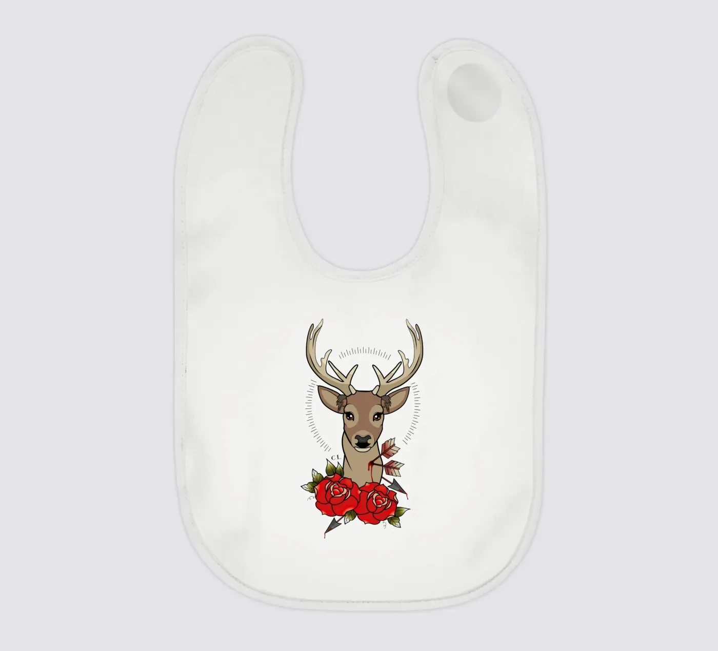 Deer Babylätzchen von Killer Wolf