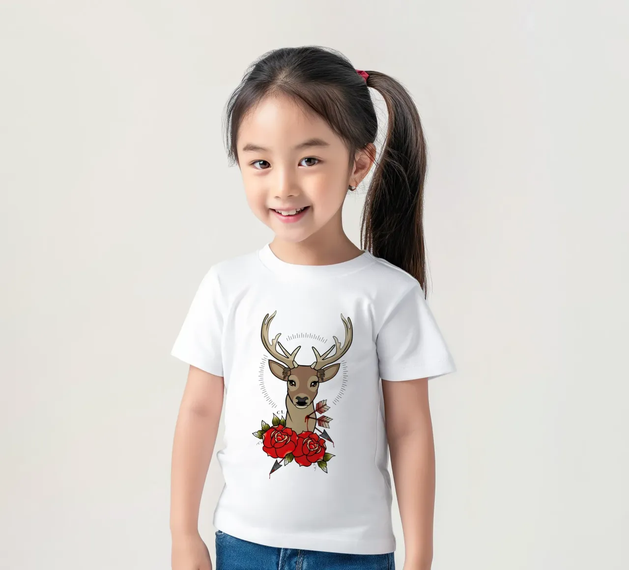 Deer t-shirt bambini da Killer Wolf