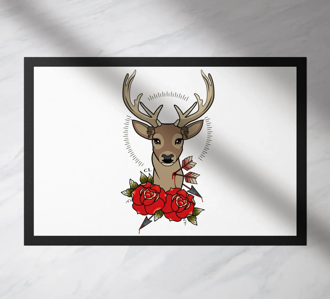 Deer doormat by Killer Wolf